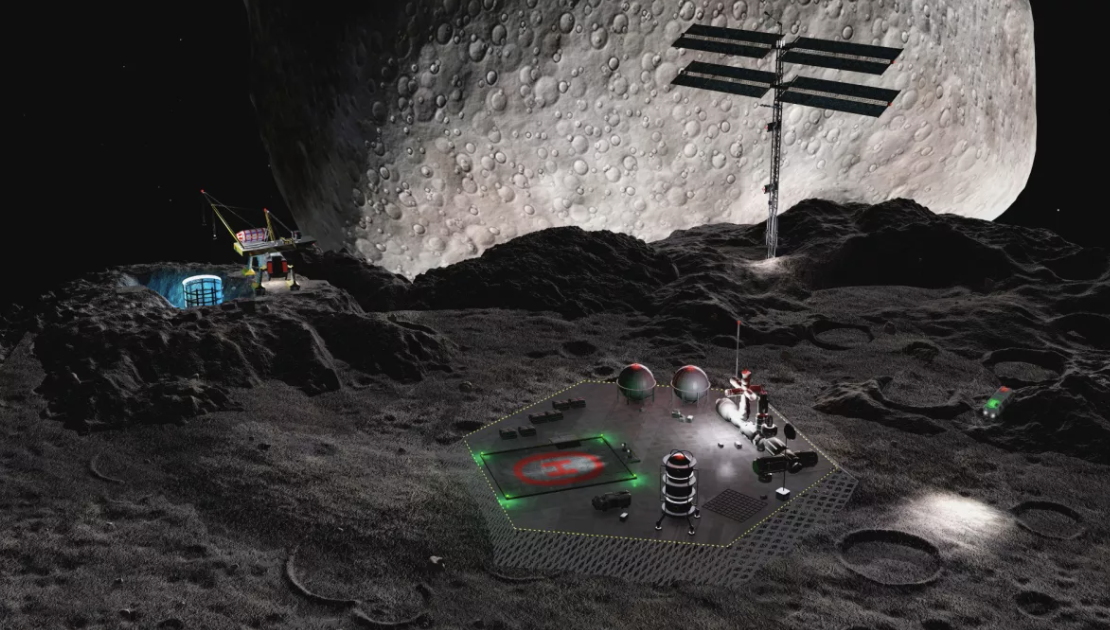 Space mining startups see a rich future on asteroids and the moon.